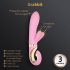 G-Vibe GRabbit - G-punkta trīsmotors vibrators (rozā)