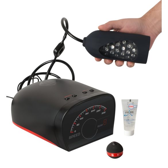 Suck-O-Mat 2.0 - vīriešu masturbators ar elektrisko piedziņu