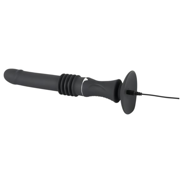 You2Toys lökšanas vibrators ar piesūcekni melns