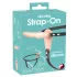 You2Toys - strap-on vibrators akumulatora, uzliekams, miesas krāsas