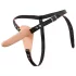 You2Toys - strap-on vibrators akumulatora, uzliekams, miesas krāsas