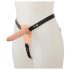 You2Toys - Strap-On - uzlādējams, piestiprināms vibrators (dabīga krāsa)