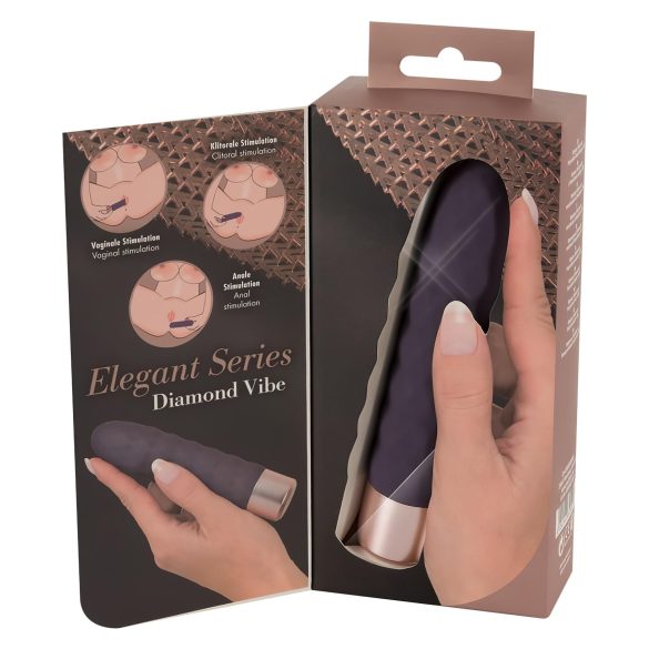 You2Toys Elegant Diamond - uzlād. vibrators (violets)