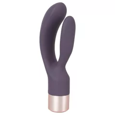   You2Toys Elegant Double - vibrators ar klitora stimulatoru uzlādējams violets