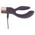 You2Toys Elegant Double - akumulatoru klitora vibrators ar divām galviņām (violets)