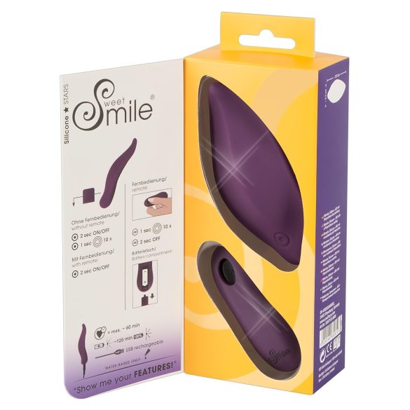 SMILE biksīšu vibrators klitoram ar akumulatoru violets