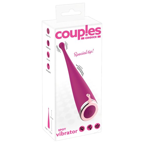 Pāra izvēle - atkārtoti uzlādējams klitora vibrators (rozā)