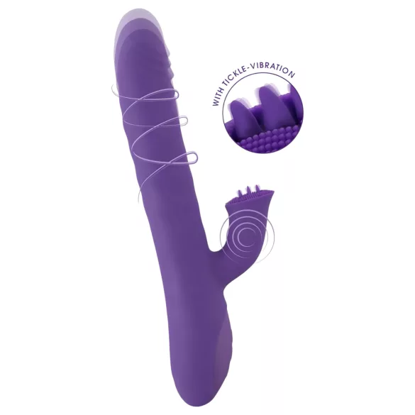 Smile Pearl - vibrators ar pērlītēm, violets