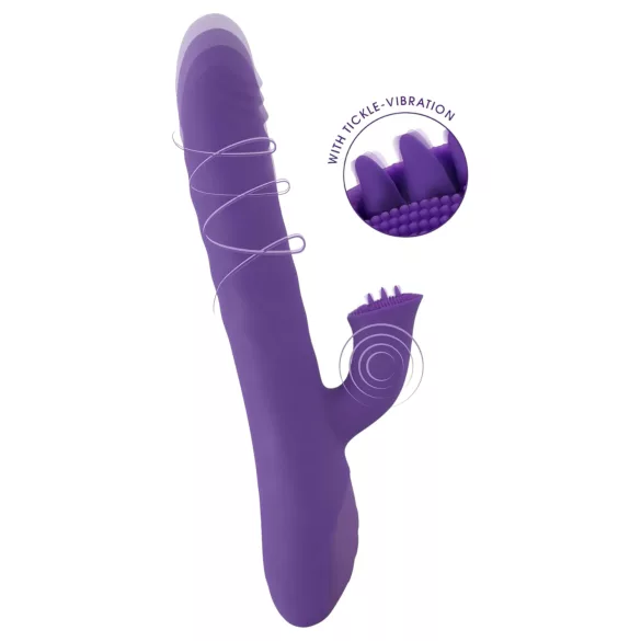 Smile Pearl - vibrators ar pērlītēm, violets