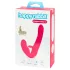 Happyrabbit bezsiksnas strap-on vibrators rozā