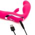 Happyrabbit Bezsiksna - uzvelkams vibrators (rozā)
