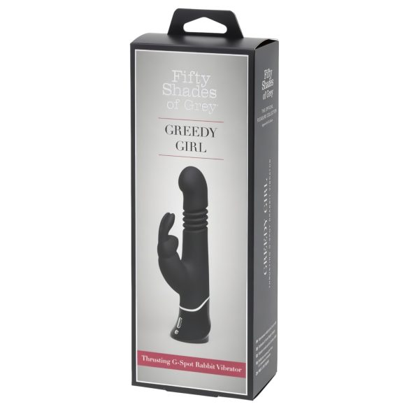 Greedy Girl aizraušanās - melns vibrators