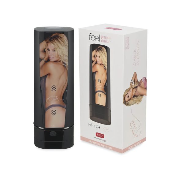 Kiiroo Onyx+ Jessica Drake - interaktīvais masturbators melns
