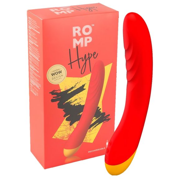 ROMP Hype – ūdensdrošs G-punkta vibrators (oranžs)