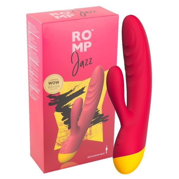 ROMP Jazz - ūdensizturīgs G-punkta un klitora vibrators (rozā)