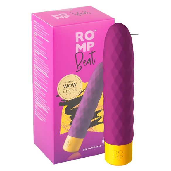 ROMP Beat - akumulatora, ūdensizturīgs vibrators (violets)
