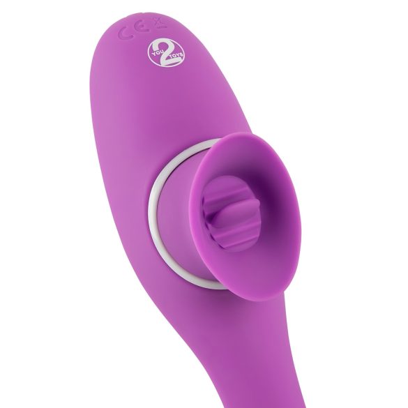 You2Toys vibrators ar 2 funkcijām, uzlādējams, violets