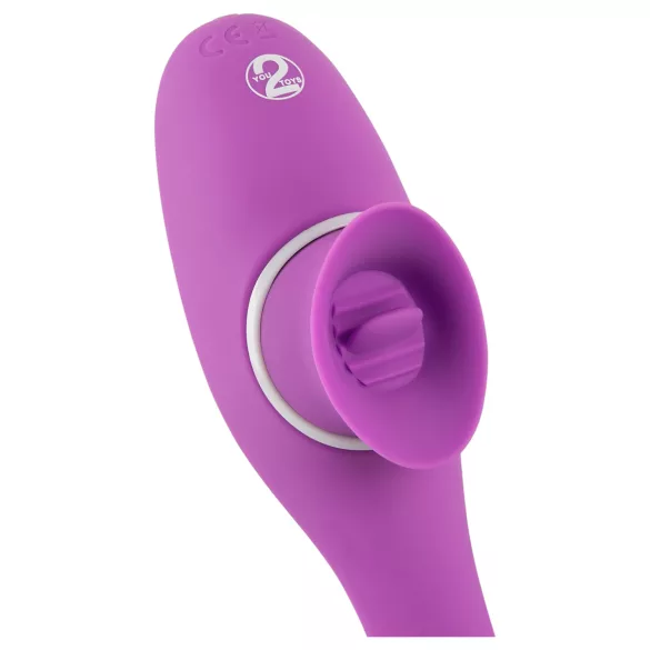You2Toys vibrators ar 2 funkcijām, uzlādējams, violets