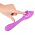 You2Toys vibrators ar 2 funkcijām, uzlādējams, violets