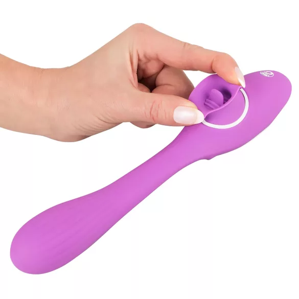 You2Toys vibrators ar 2 funkcijām, uzlādējams, violets