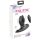 XOUXOU - uzlādējams dubultais anālais vibrators (melns)