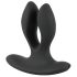 XOUXOU - uzlādējams dubultais anālais vibrators (melns)