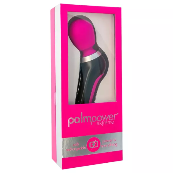 PalmPower Extreme masāžas vibrators uzlādējams rozā/melns