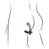 Rebel Nerātnā Pirkstiņa - prostatas vibrators (melns)
