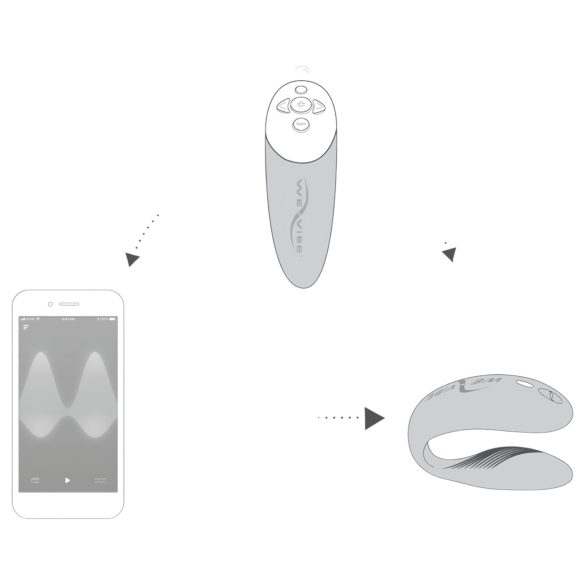 We-Vibe Chorus - viedais pāru vibrators ar akumulatoru (rozā)