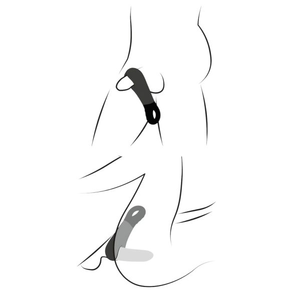 Fun Factory Manta - dzimumlocekļa vibrators (melns)