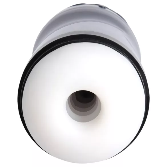 Rebel - 2in1 vīriešu masturbators ar sūkšanas un vibrācijas funkciju melns