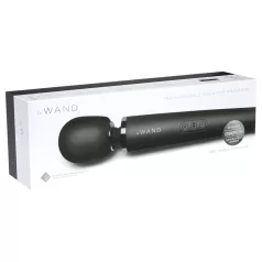   Le Wand Petite - ekskluzīvs akumulatora masāžas vibrators (melns)
