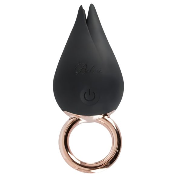Belou - uzlādējams, ūdensnecaurlaidīgs klitora vibrators (melns)