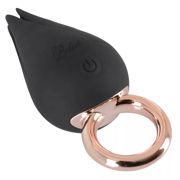 Belou - uzlādējams ūdensizturīgs klitora vibrators melns