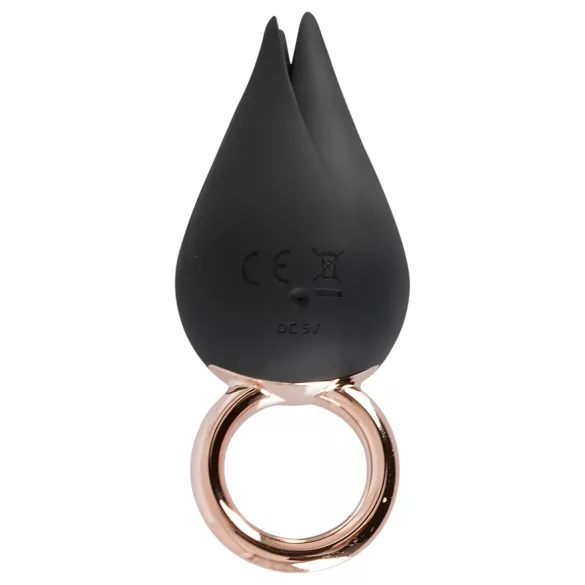 Belou - uzlādējams ūdensizturīgs klitora vibrators melns