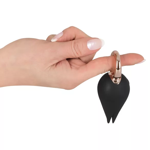 Belou - uzlādējams ūdensizturīgs klitora vibrators melns