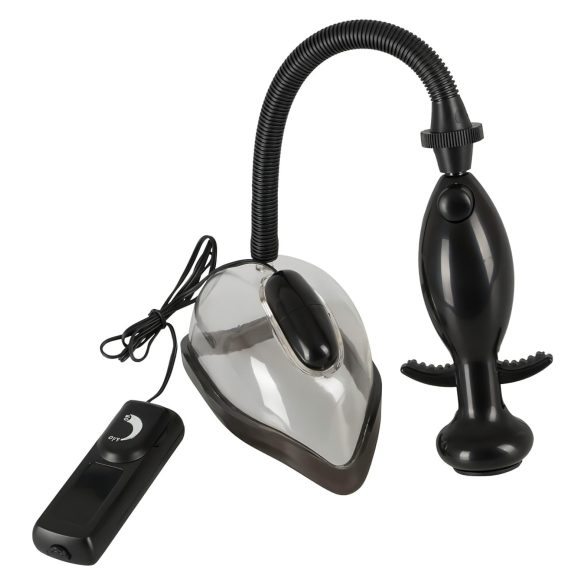 You2Toys - vibrējoša maksts pumpa - (melna)