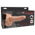 Fetiša Strap-On 6 - uzliekams, dobs vibrators (dabisks)