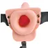 Pipedream - Fetish Strap-On 6 - uzkabināms, dobs vibrators (dabisks)