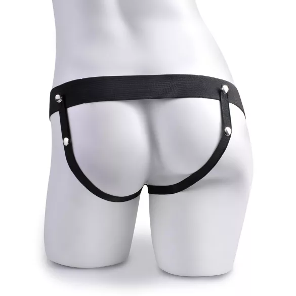 Pipedream - Fetish Strap-On 6 - uzkabināms, dobs vibrators (dabisks)