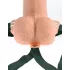 Pipedream - Fetish Strap-On 6 - uzkabināms, dobs vibrators (dabisks)