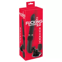   You2Toys RC seksa mašīna ar akumulatoru, vibrējoša stūmējierīce, melna