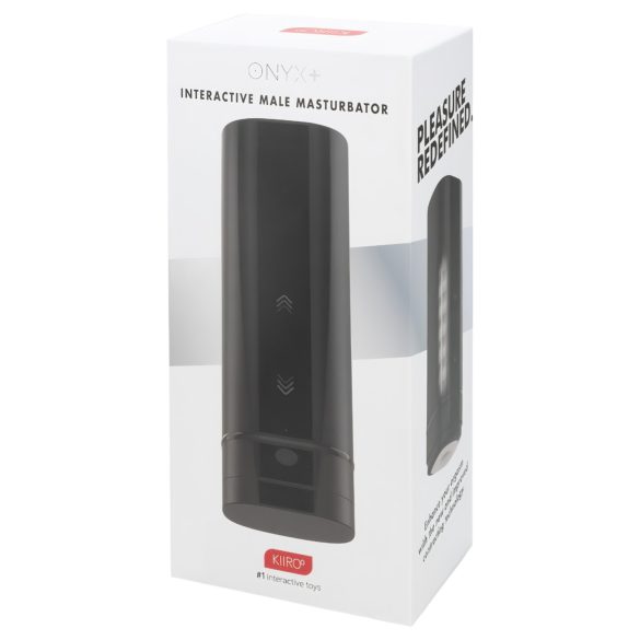 Kiiroo Onyx+ - interaktīvais masturbators (melns)