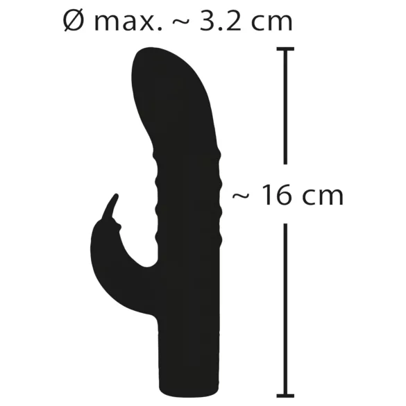 Rabbit Vibe - uzlādējams truša vibrators ar klitora stimulatoru lilla krāsā