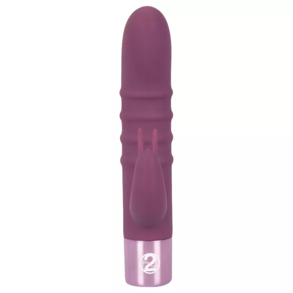 Rabbit Vibe - uzlādējams truša vibrators ar klitora stimulatoru lilla krāsā