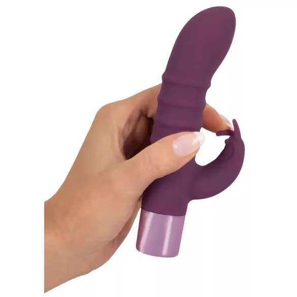 Rabbit Vibe - uzlādējams truša vibrators ar klitora stimulatoru lilla krāsā