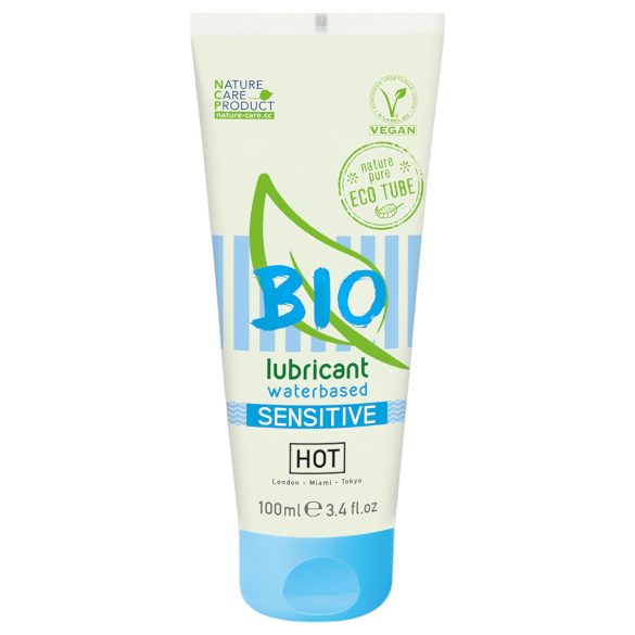 HOT Bio Sensitive - vegānu ūdens bāzes lubrikants (100 ml)