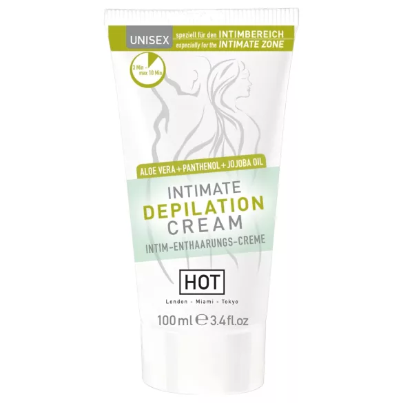 HOT Intimate - intīmās zonas depilācijas krēms ar lāpstiņu 100ml