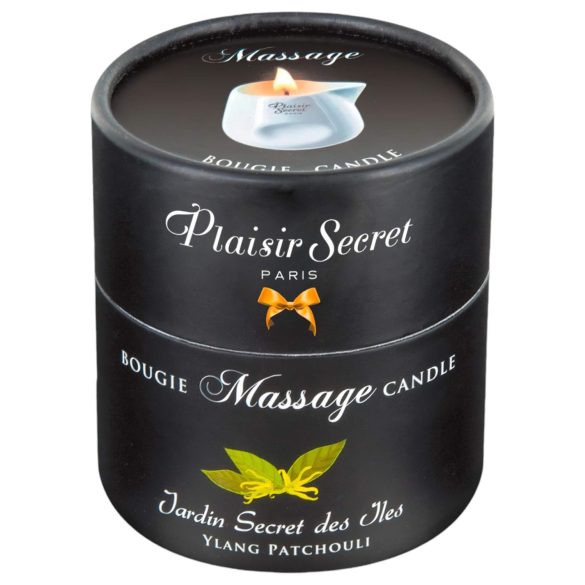 Plaisirs Secrets Ylang Patchouli - masāžas svece (80ml)