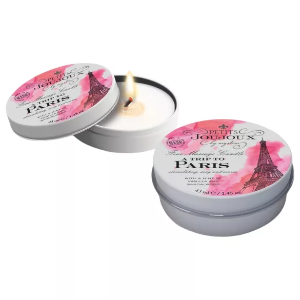 Petits Joujoux - masāžas svece vaniļa sandalkoks 43ml